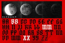 GLORYNES Modern Blackletters Font