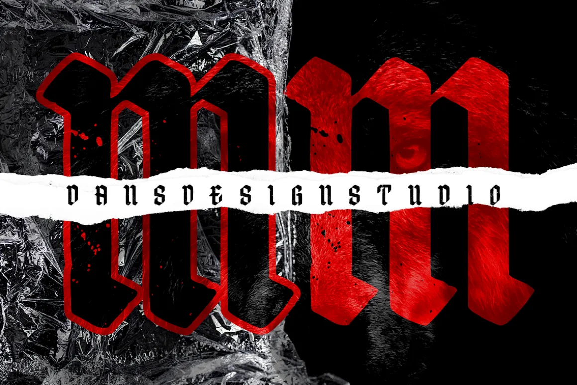 GLORYNES Modern Blackletters Font