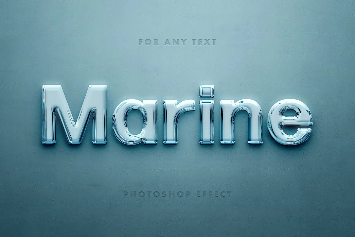Glossy 3D Text Effects