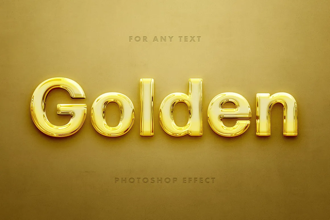 Glossy 3D Text Effects