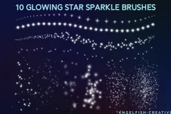 Glowing Stars Brushes for Procreate