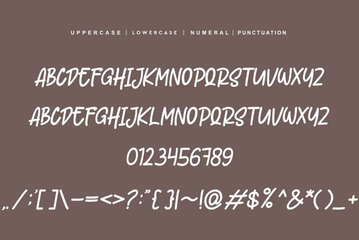 Glows Sarona - Hand Drawn Font