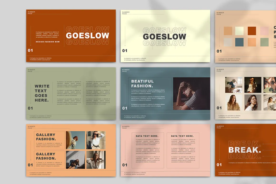 GOESLOW - Powerpoint Template