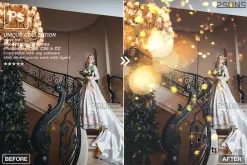 Gold bokeh overlay Photo overlays
