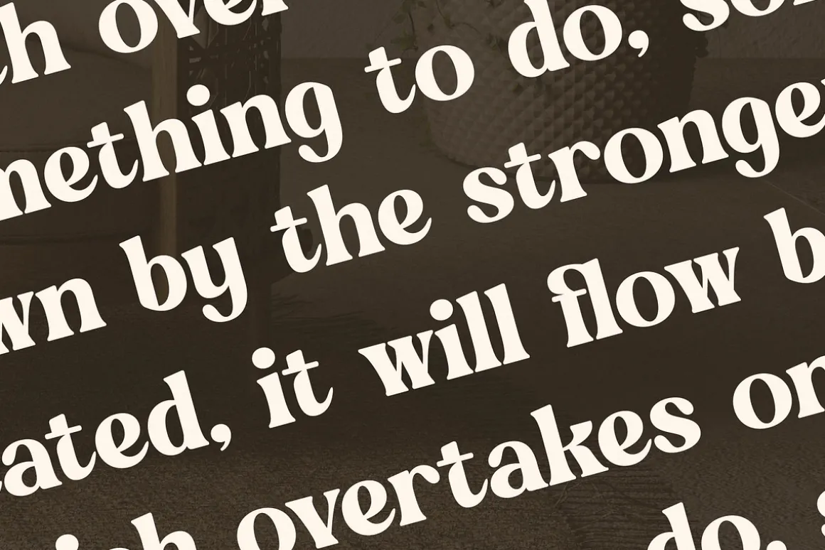 Golden Antique Retro Serif Font