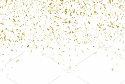 Golden confetti