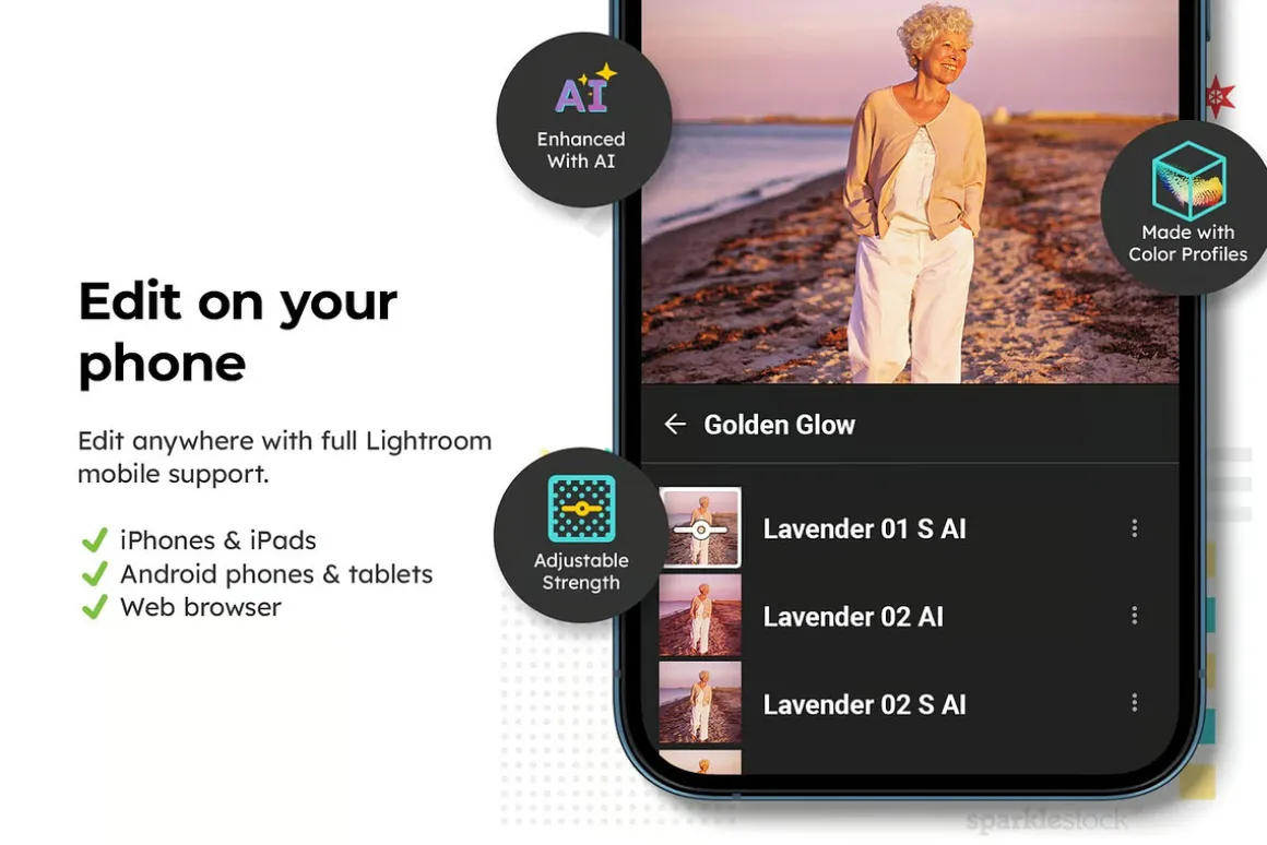 Golden Glow Lightroom Presets & LUTs