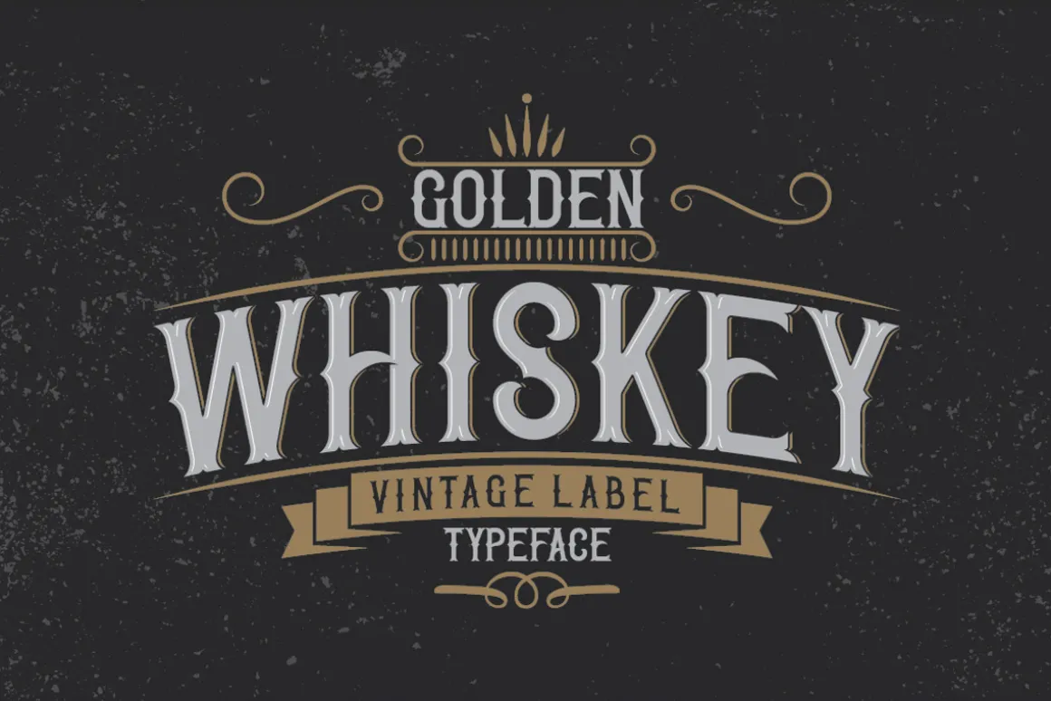 Golden Whiskey typeface