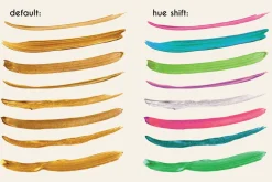 Gold Paint Brushes for Illustrator