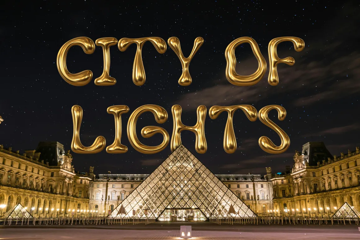 Gold Rush 3D Metallic Color Font