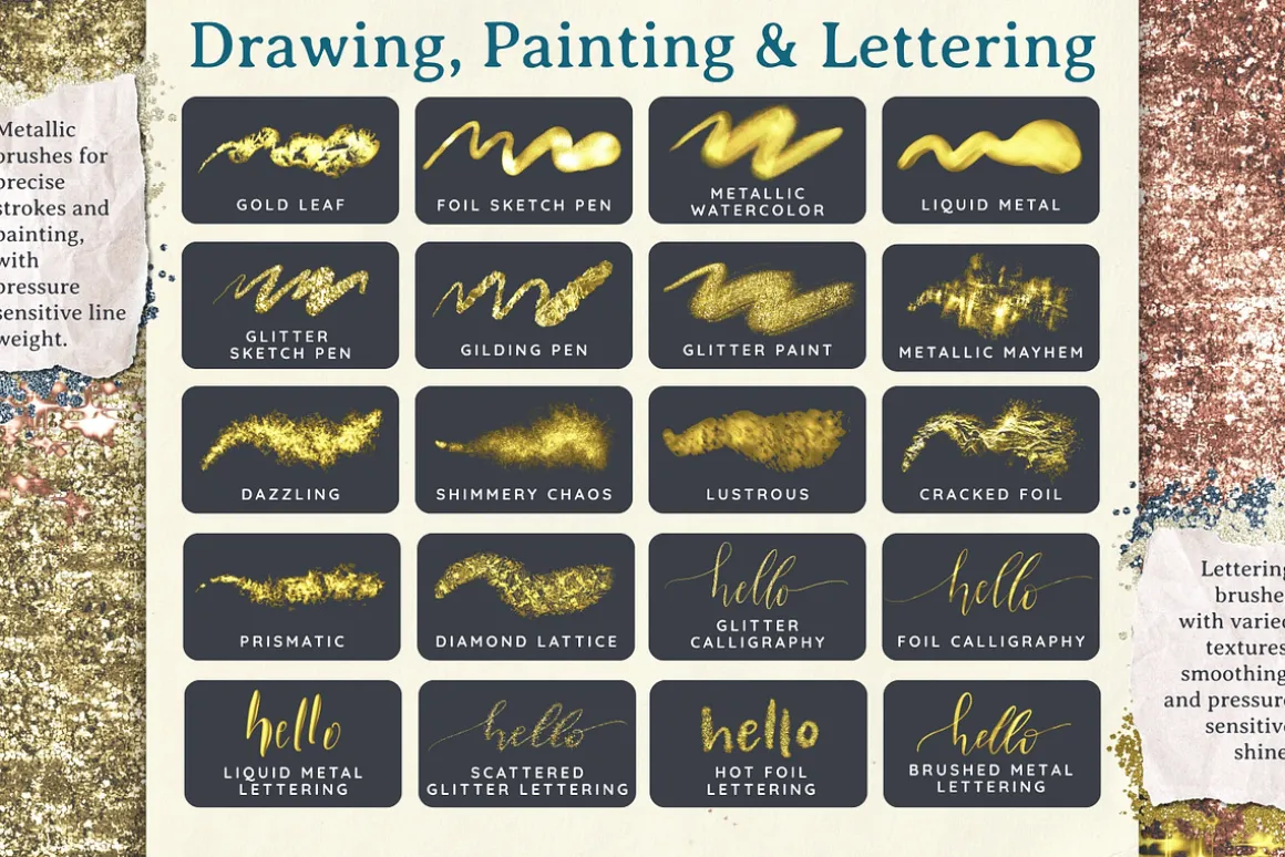 Gold Rush for Procreate 5.4