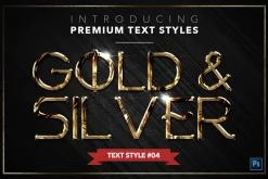 Gold & Silver #5 - 15 Text Styles