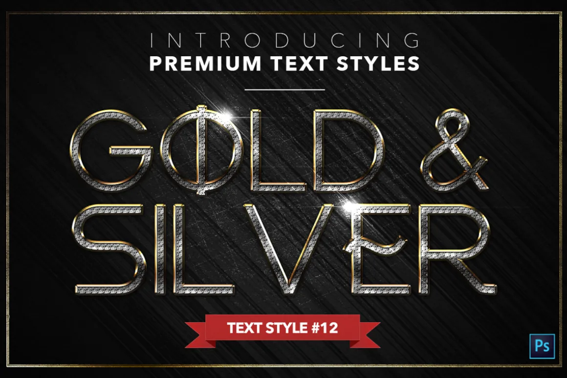 Gold & Silver #5 - 15 Text Styles