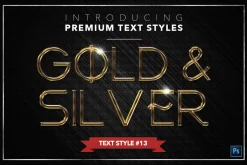 Gold & Silver #3 - 15 Text Styles