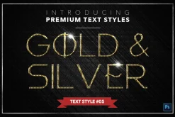 Gold & Silver #3 - 15 Text Styles