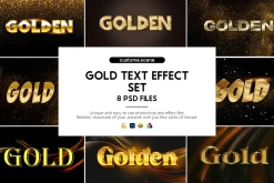 Gold Text Effect Bundle