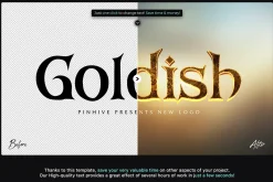 4 Gold Text Effects