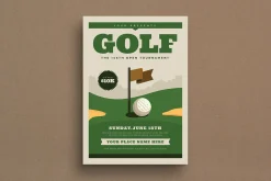 Golf Tournament Event Flyer