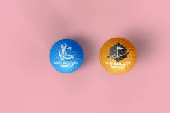 Golf Ball Logo Mockup - 6 views