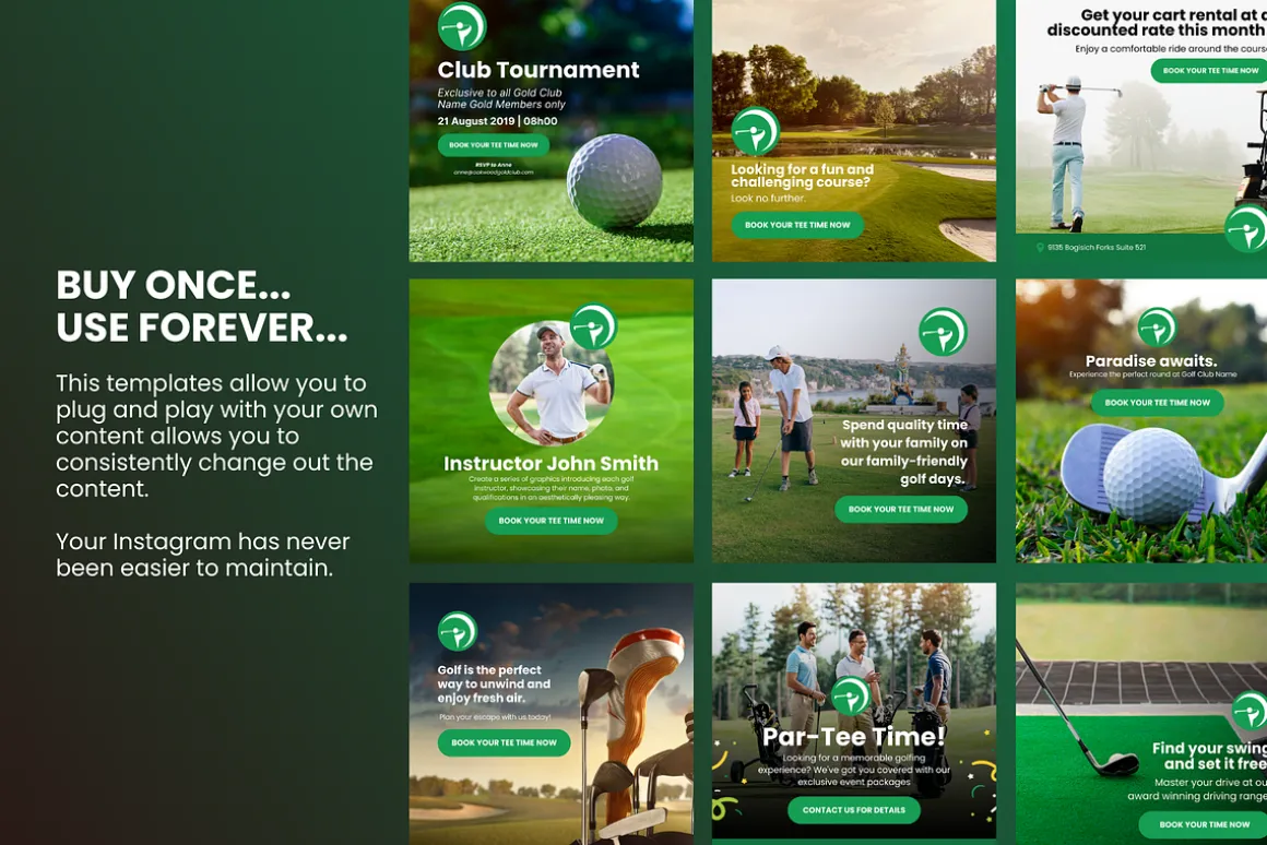 15 Golf Social Media