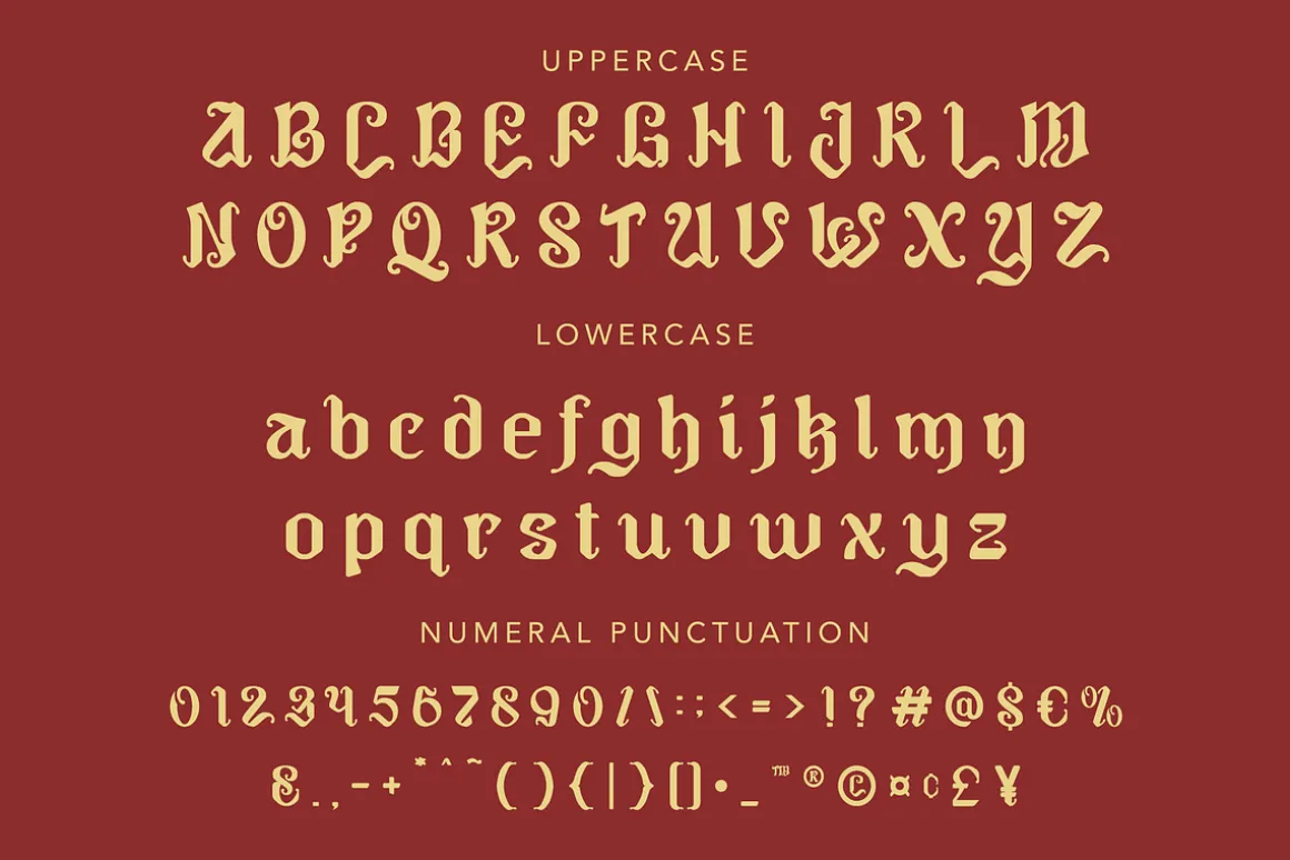 Golligan - Blackletter Font