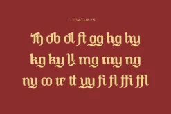 Golligan - Blackletter Font