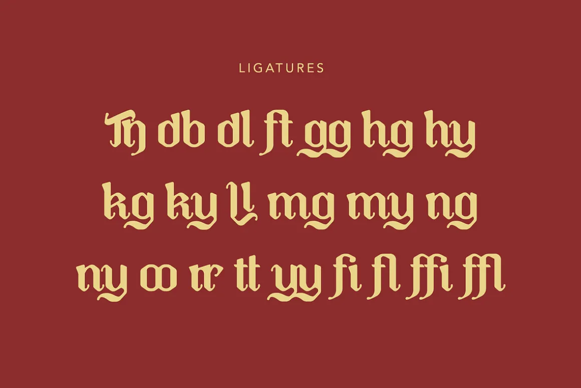 Golligan - Blackletter Font