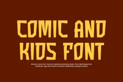 Gomero - Comic Font