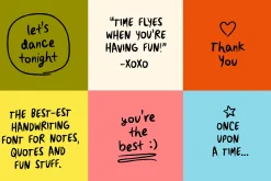 Good Notes! A Handwriting Font Set!