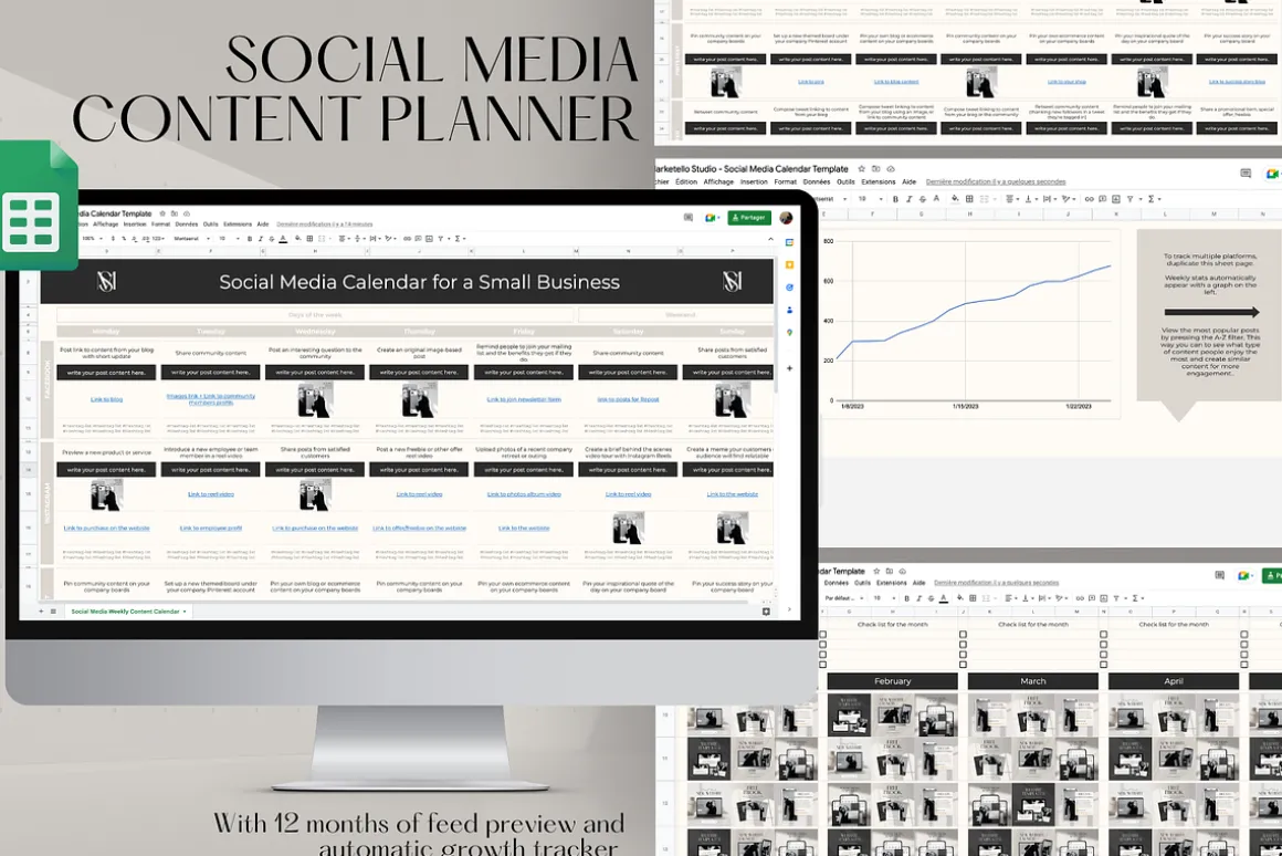 Google Sheet Marketing Calendar