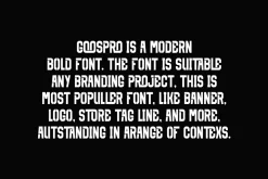 Goospro - Thick & Sport Font