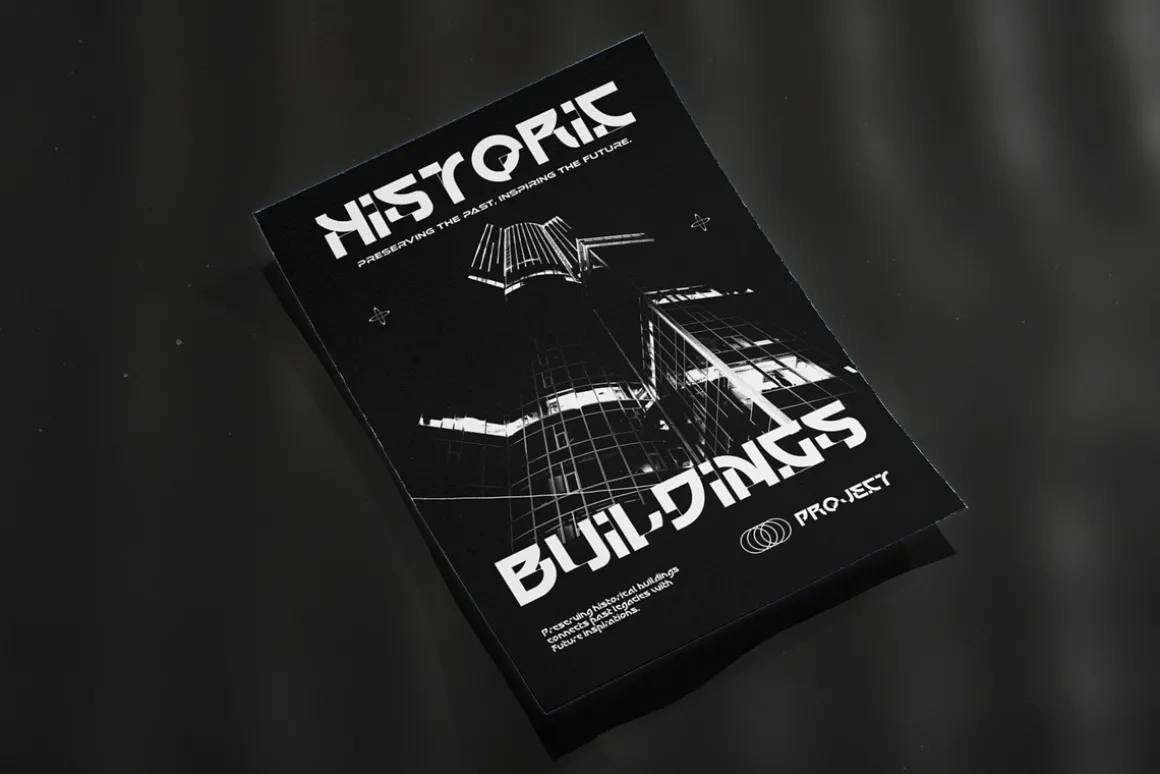 Goretax - Tech Display Font