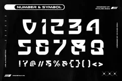 Goretax - Tech Display Font