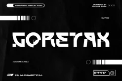 Goretax - Tech Display Font