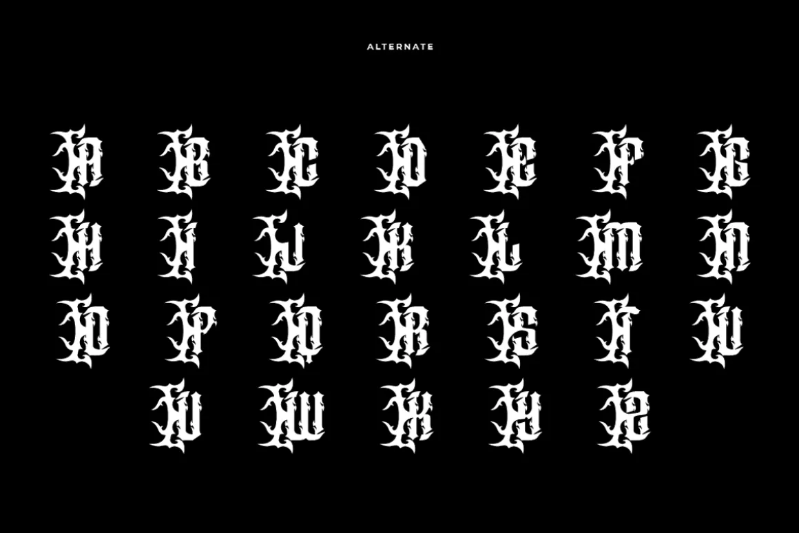 Gothic Bamliero - Blackletter Font