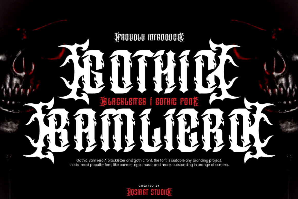 Gothic Bamliero - Blackletter Font