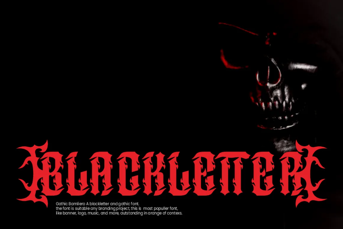 Gothic Bamliero - Blackletter Font