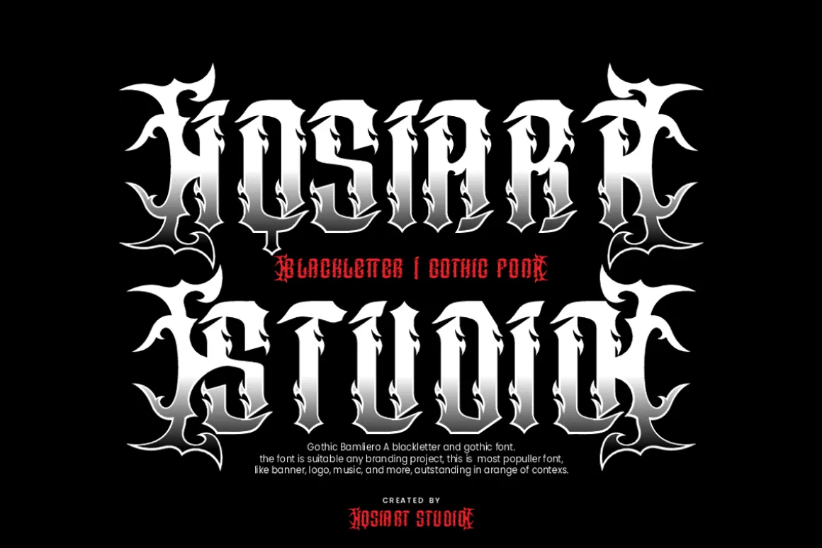 Gothic Bamliero - Blackletter Font