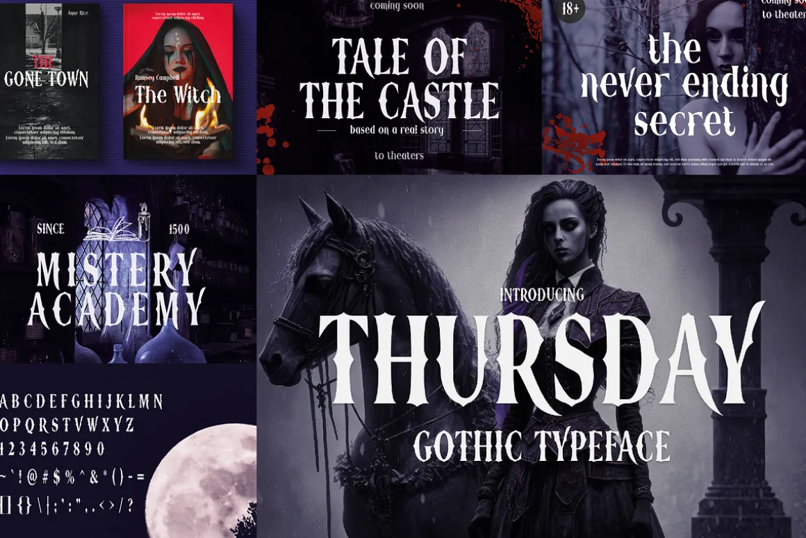 Gothic Font Bundle