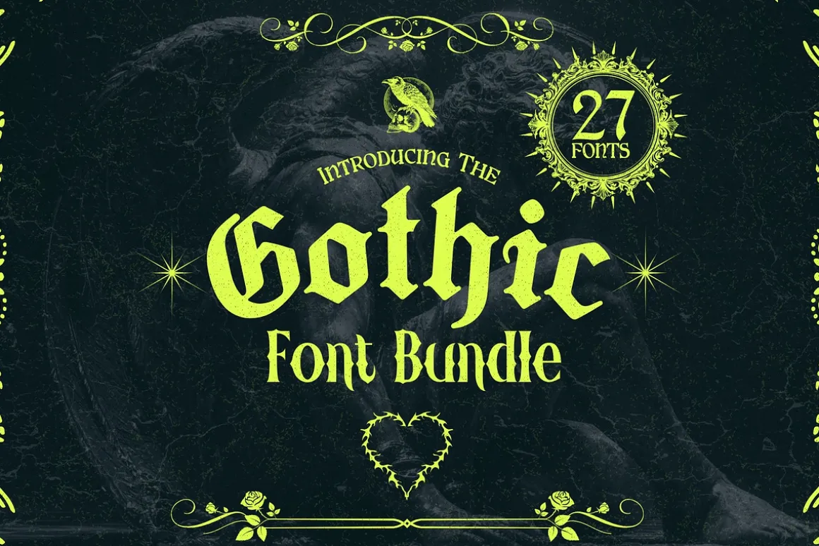 Gothic Font Bundle