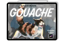 Gouache Brushes for Procreate