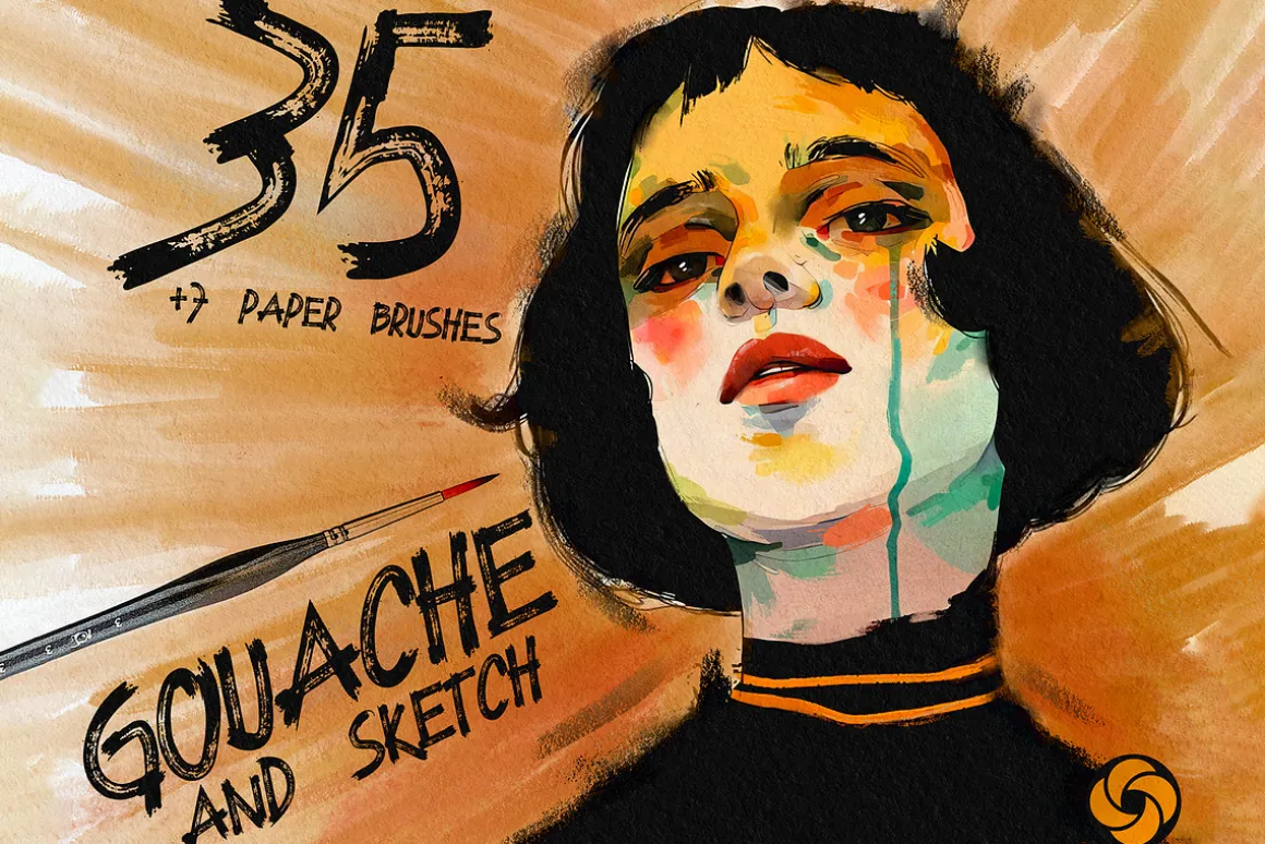 Gouache Brushes For Procreate