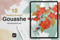 Gouache Brushes for Procreate