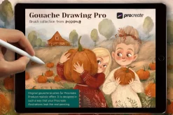 Gouache Drawing Pro for Procreate