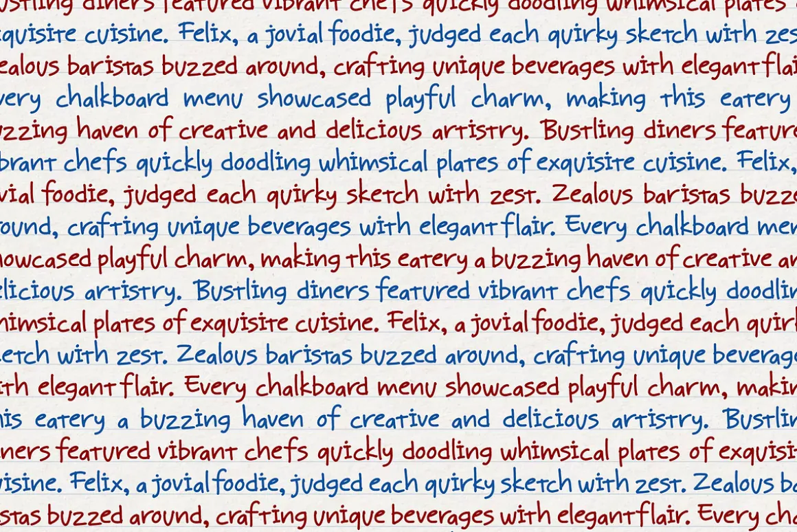 Gourmet Eatery | Doodle Typeface