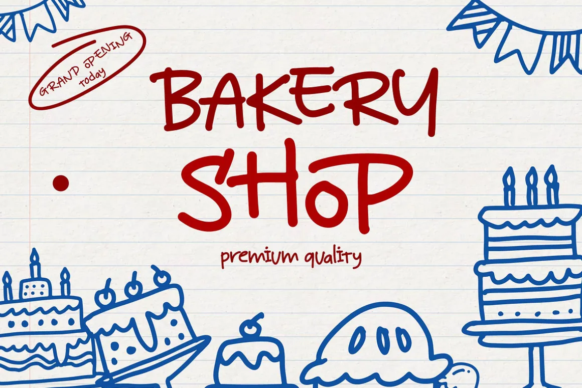 Gourmet Eatery | Doodle Typeface