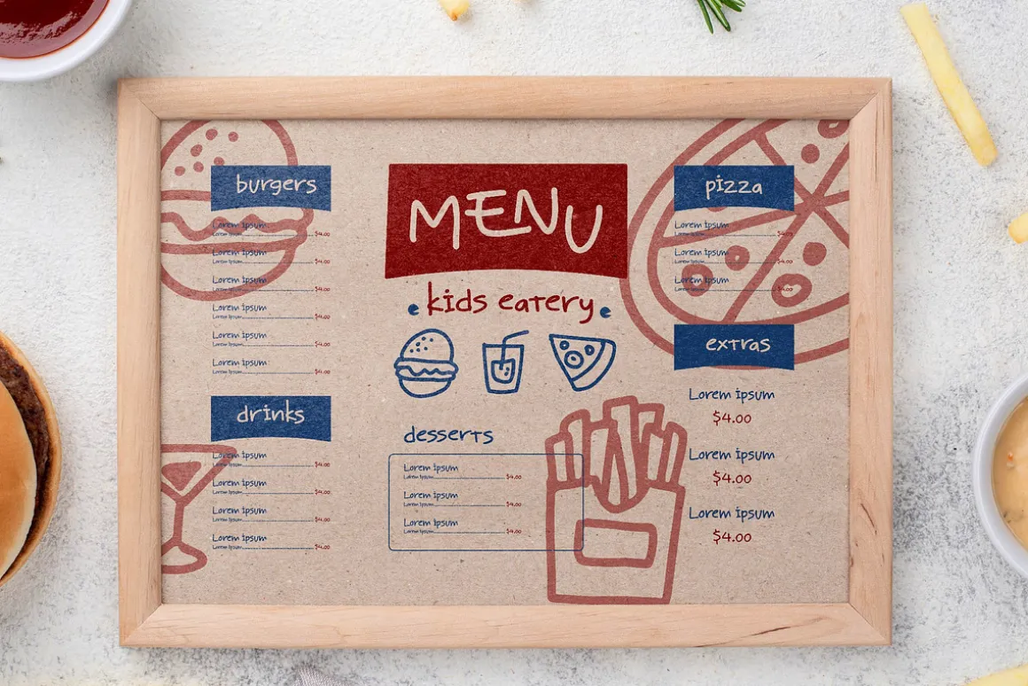Gourmet Eatery | Doodle Typeface