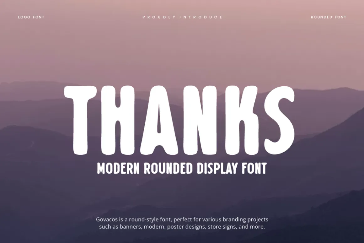 Govacos - Round Font