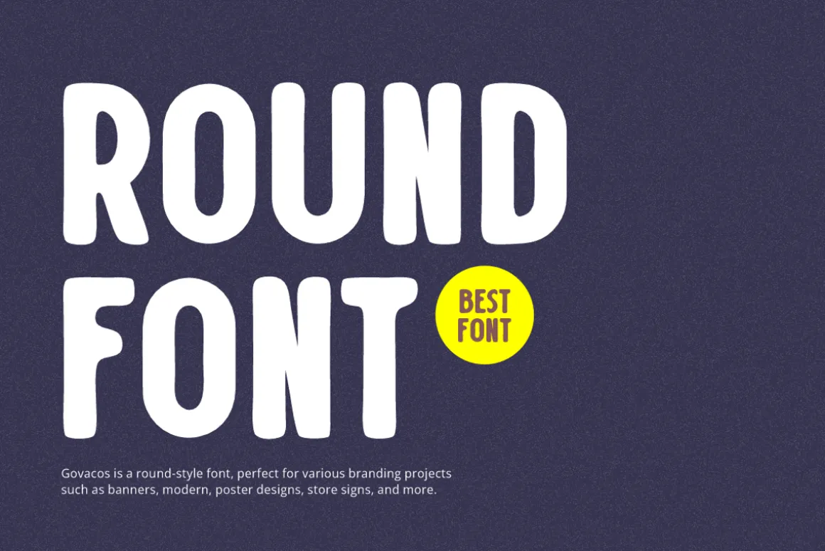 Govacos - Round Font