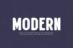 Govacos - Round Font